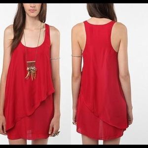 Silence and Noise Red shift dress
